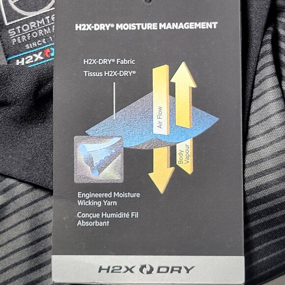 Stormtech Vibe‎ Performance Polo VP-1 Stripe Print M NWT - Picture 9 of 15